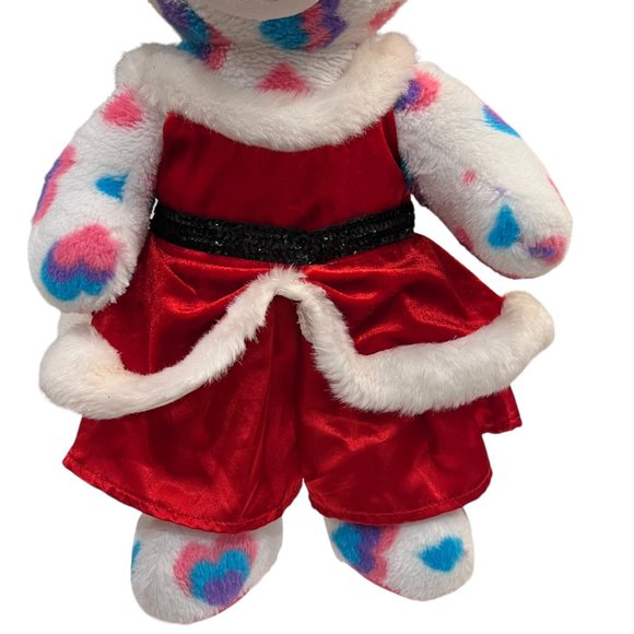 Build A Bear Workshop Christmas Holiday Mrs Claus Outfit Dress Velvet - Picture 1 of 10